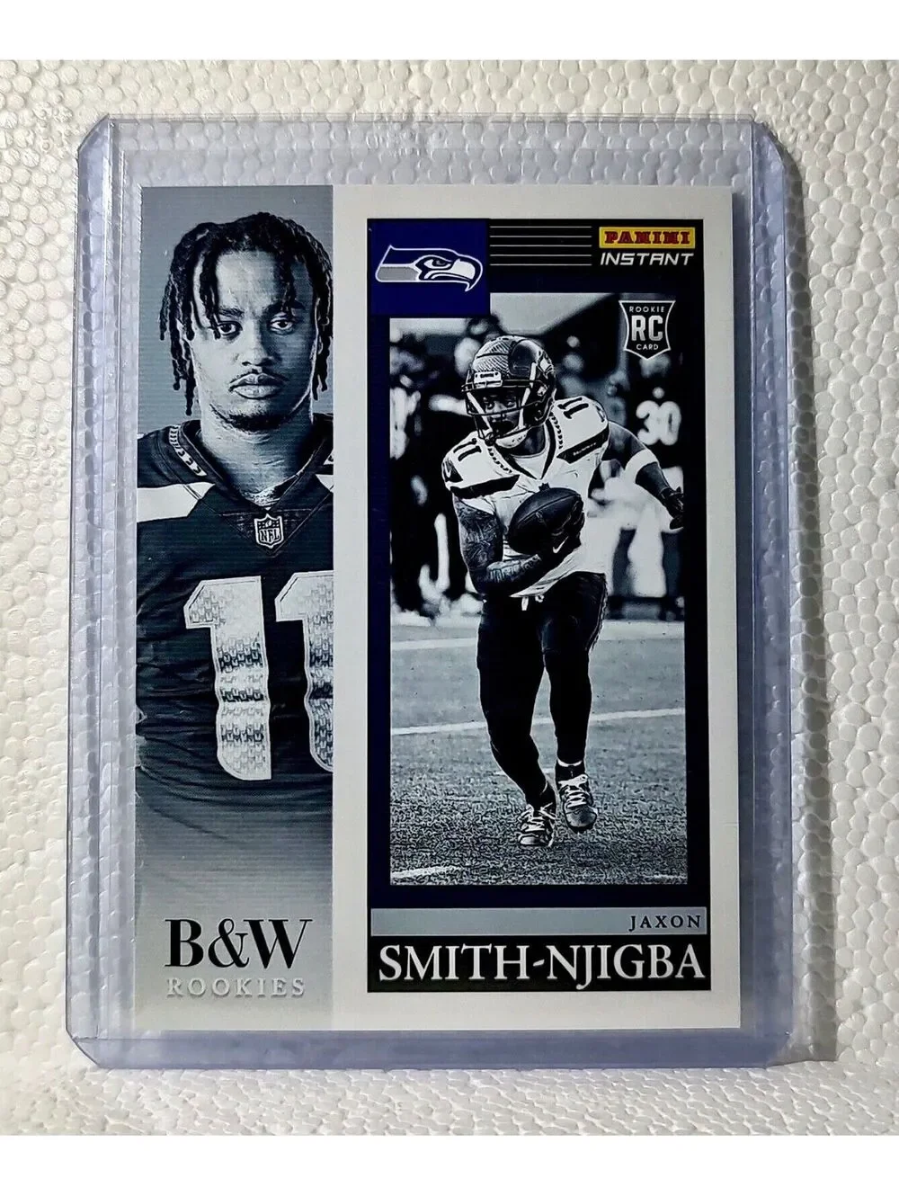 Jaxon Smith-Njigba 2023 Panini NFL #27 Black & White Rookies Card Seahawks 1/216